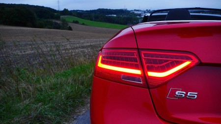 Audi S5 Cabriolet Rücklichter, Foto: Autogefühl