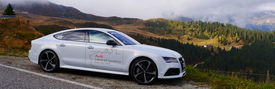 Audi RS7 in den Alpen, Foto: Autogefühl