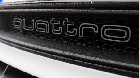 Audi RS7 - quattro Schriftzug vorne, Foto: Autogefühl