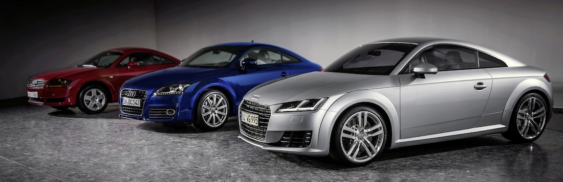 Die drei Generationen des Audi TT, Foto: Audi
