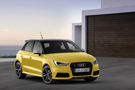 Audi S1 Sportback in Vegasgelb, Foto: Audi